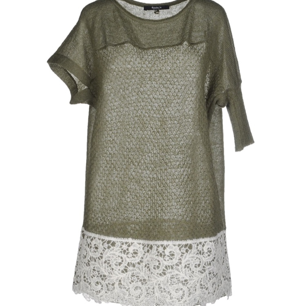 Siste’s wool lace sweater XS